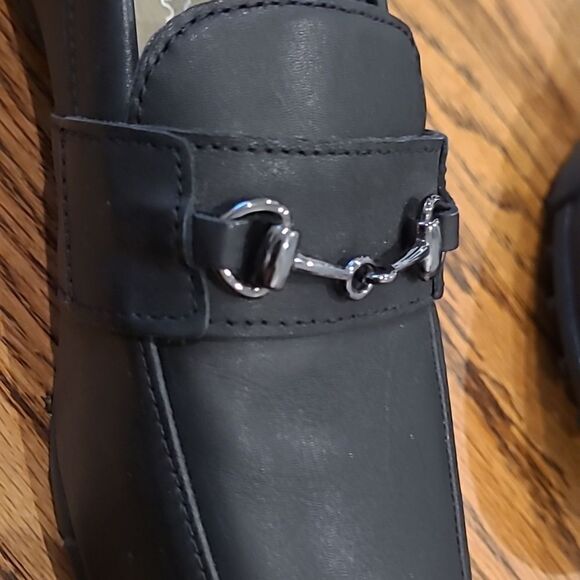 GEOX Rispira sz 5 black Italian patent Leather upper - Picture 7 of 10